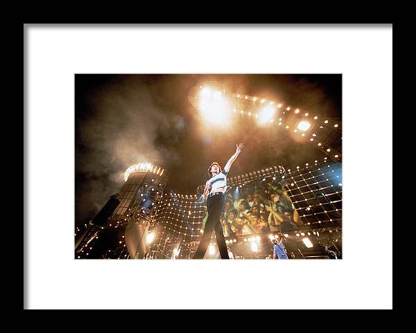 09/29/05 Framed Print featuring the photograph Rolling Stones On 'Voodoo Lounge' Tour #1 by Dmi