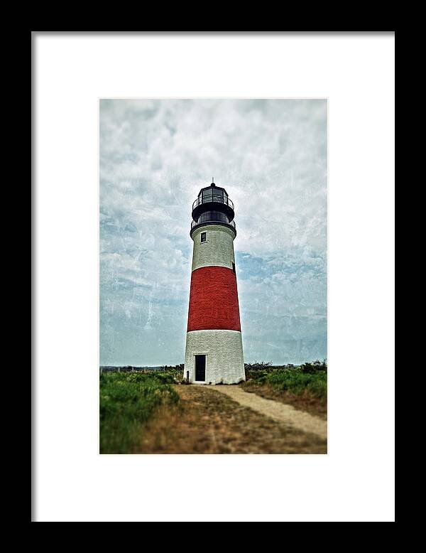 Tranquility Framed Print featuring the photograph Sankaty Lighthouse #1 by Driendl Group