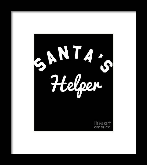 Helper Framed Print featuring the digital art Santas Helper #1 by Flippin Sweet Gear