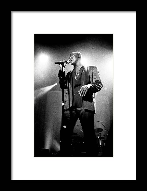 Music Framed Print featuring the photograph Seal Hollywood Bowl 1995 #1 by Martyn Goodacre