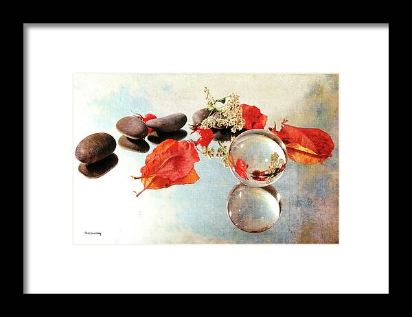 Contemporary Framed Print featuring the photograph Seasons in a Bubble #1 by Randi Grace Nilsberg