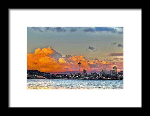  Framed Print featuring the photograph Seattle #1 by Seattlerainier-lu