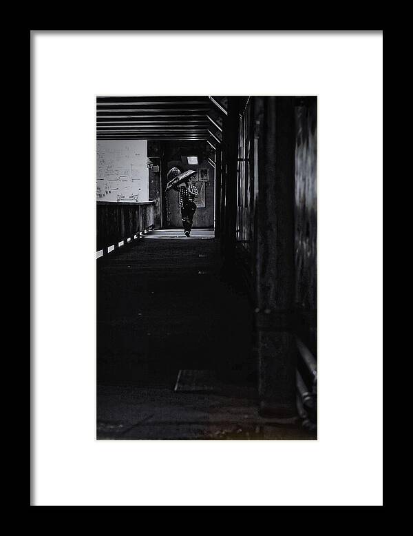 Men Framed Print featuring the photograph Secret Pathway #1 by Naoaki Miyamoto