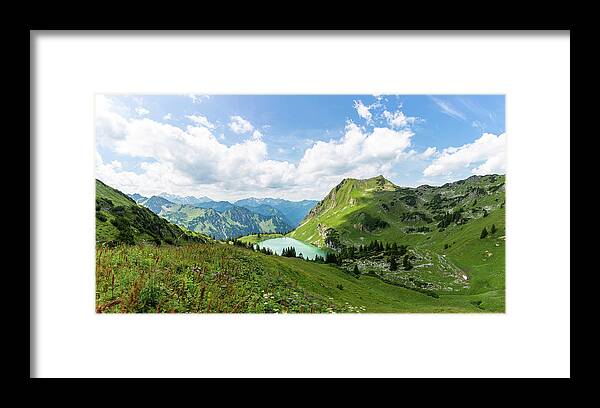 Lake Framed Print featuring the photograph Seealpsee, Allgaeu Alps #1 by Andreas Levi