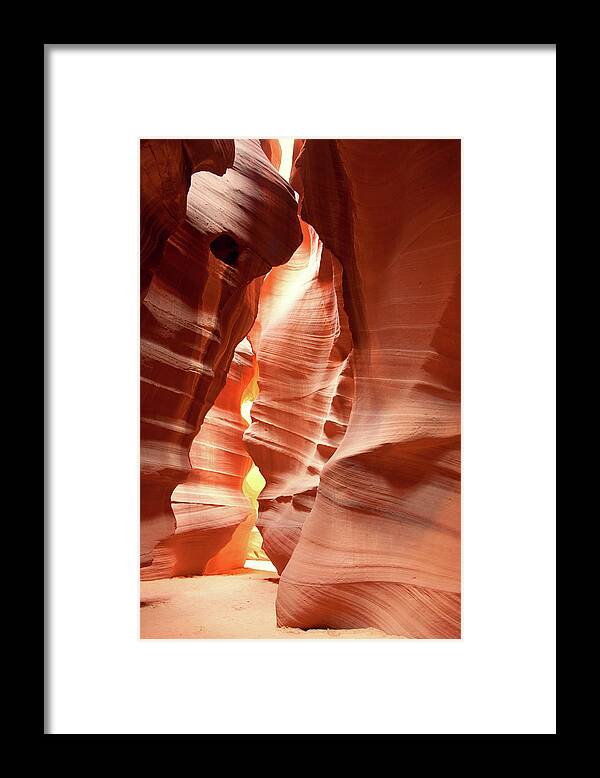Toughness Framed Print featuring the photograph Slot Canyon #1 by Colin Sands