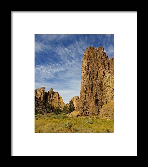 Smith Framed Print featuring the photograph Smith Rock Landscape #1 by Todd Kreuter