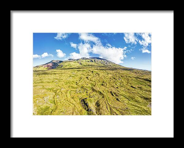 David Letts Framed Print featuring the photograph Snowcapped Volcano II by David Letts