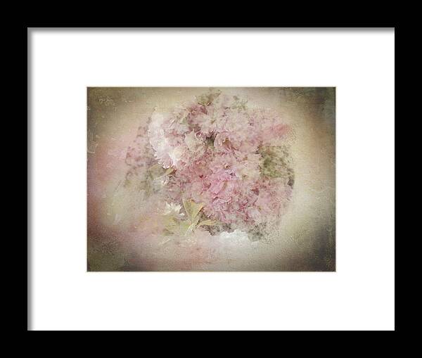 Cherry Blossoms Framed Print featuring the photograph Sweet, Soft Romance by Marilyn Wilson