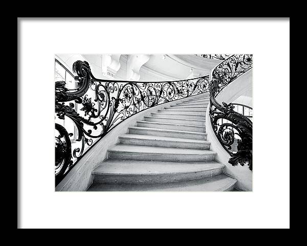 Steps Framed Print featuring the photograph Staircase In Paris by Nikada