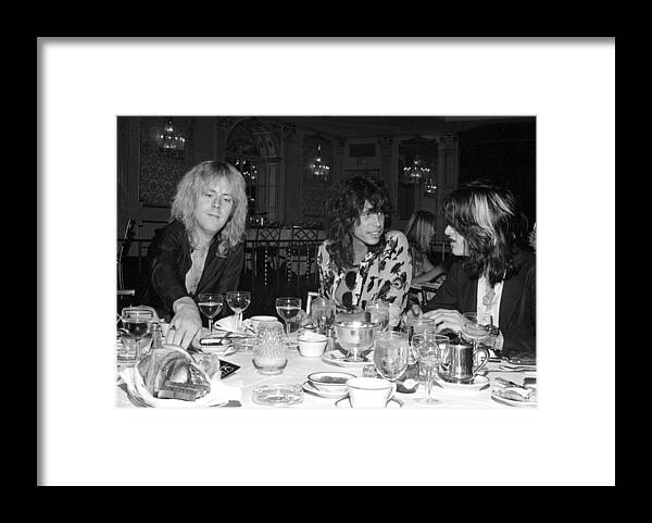 Tom Hamilton Framed Print featuring the photograph Steven Tyler #1 by Mediapunch