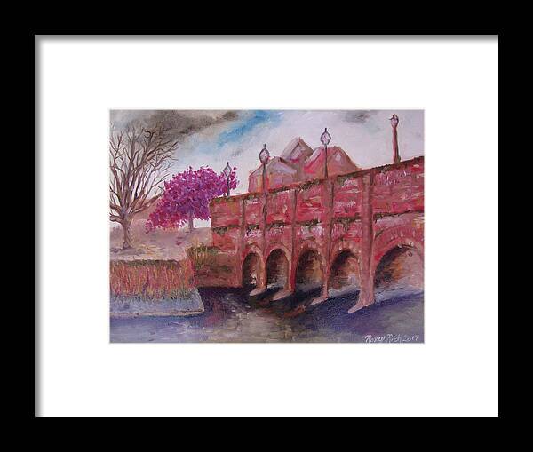 Stratford Upon Avon Framed Print featuring the painting Stratford upon Avon by Roxy Rich