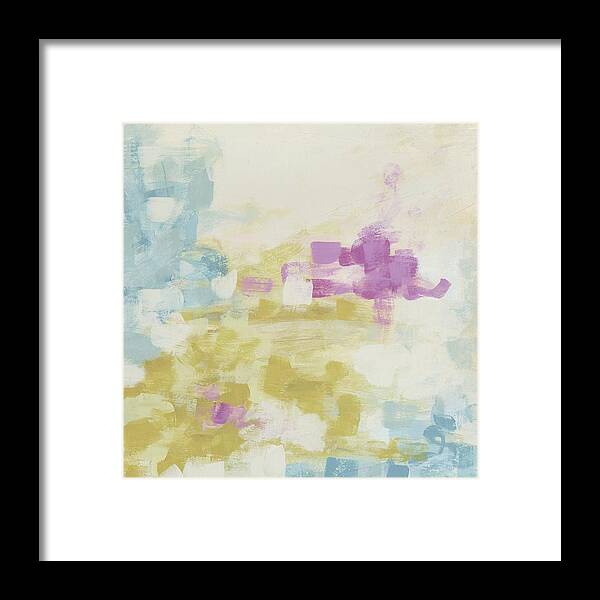 Abstract Framed Print featuring the painting Surface Impression Iv #1 by June Erica Vess