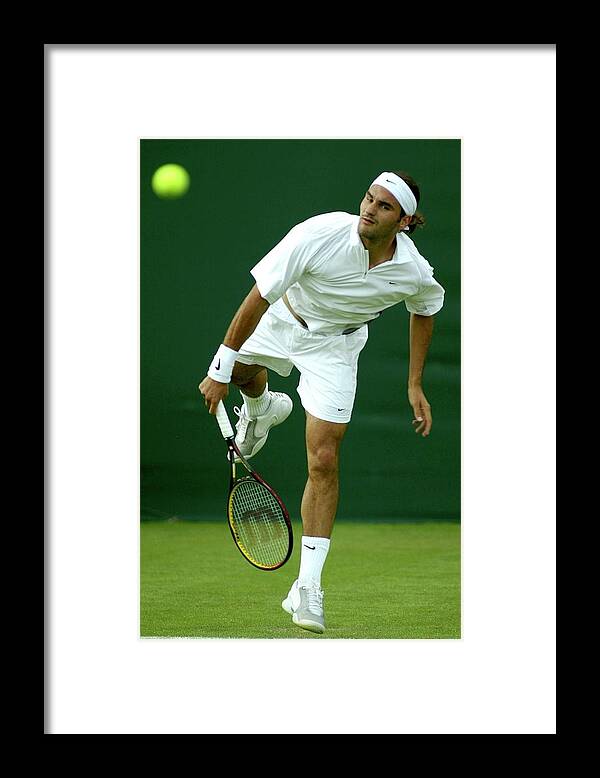Tennis Framed Print featuring the photograph Tennis Wimbledon 2003 #1 by Bongarts
