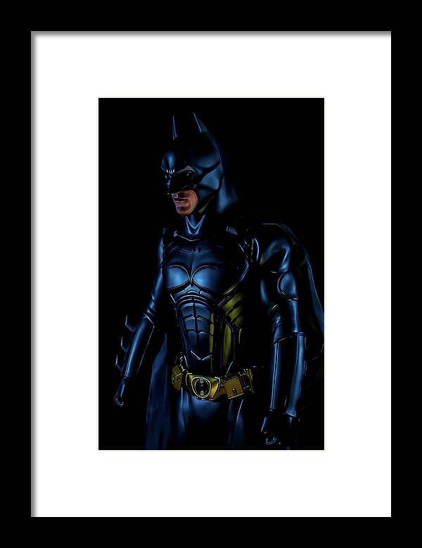 Batman Framed Print featuring the digital art The Batman #1 by Jeremy Guerin