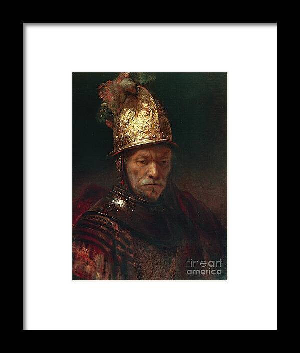 Rembrandt Framed Print featuring the painting The Man With The Golden Helmet By Rembrandt by Rembrandt