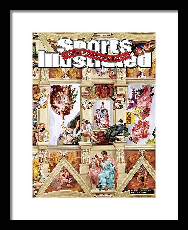 Event Framed Print featuring the photograph The Sistine Chapel Of Sports, 50th Anniversary Issue Sports Illustrated Cover by Sports Illustrated