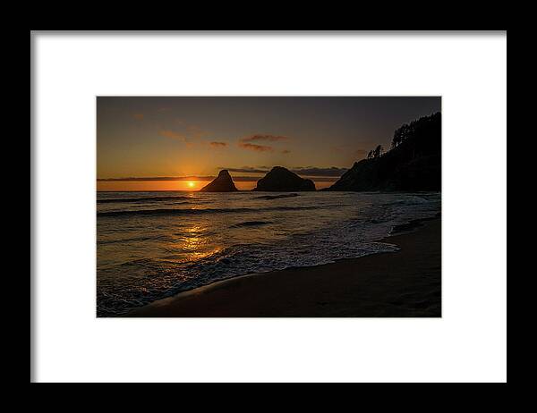 Sunset Framed Print featuring the photograph Time Rolls On #1 by Bonnie Bruno