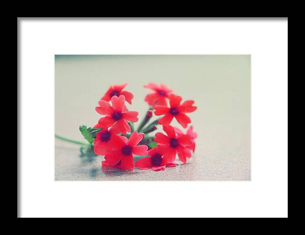 Littleflowersofred Framed Print featuring the photograph To Love You Always #1 by The Art Of Marilyn Ridoutt-Greene