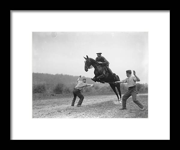 Horse Framed Print featuring the photograph Tournament Rehearsal #1 by Fox Photos