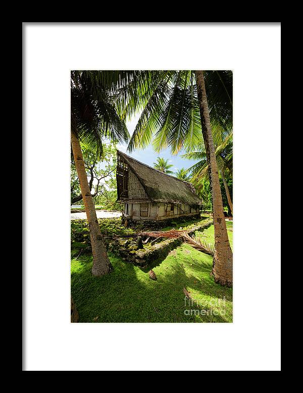 Traditional Framed Print featuring the photograph Traditional Canoe House #1 by Richard Brooks/science Photo Library