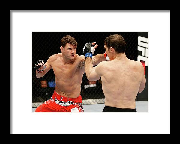 Tim F Kennedy Framed Print featuring the photograph Tuf Nations Finale Bisping V Kennedy #1 by Josh Hedges/zuffa Llc