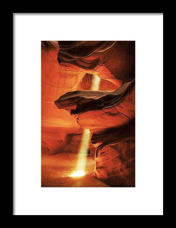  Framed Print featuring the photograph Upper Antelope Canyon #1 by Shin Woo Ryu