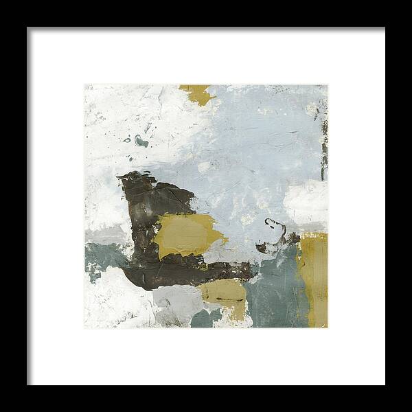 Abstract Framed Print featuring the painting Uptown Shuffle I #1 by June Erica Vess