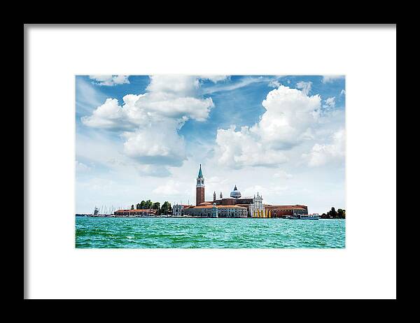 Landscape Framed Print featuring the photograph Venice, Italy. The Island Of San #1 by Ivan Kmit