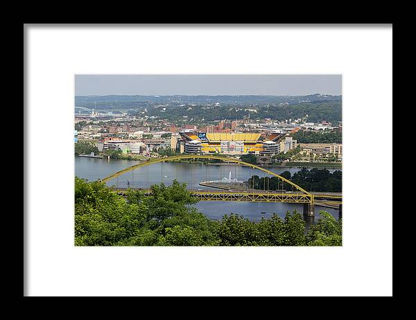 Allegheny County Framed Print featuring the photograph View From Mount Washington, Pittsburgh #1 by Susan Pease