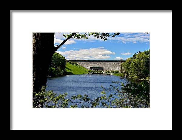 Wachusett Framed Print featuring the photograph Wachusett Dam #1 by Monika Salvan