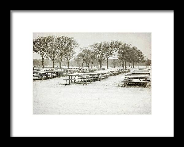 Snow Framed Print featuring the photograph Waiting For Spring by Cathy Kovarik