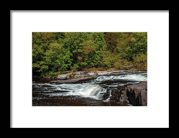 Alleghenies Framed Print featuring the photograph Warnertown Falls by Michael Gadomski