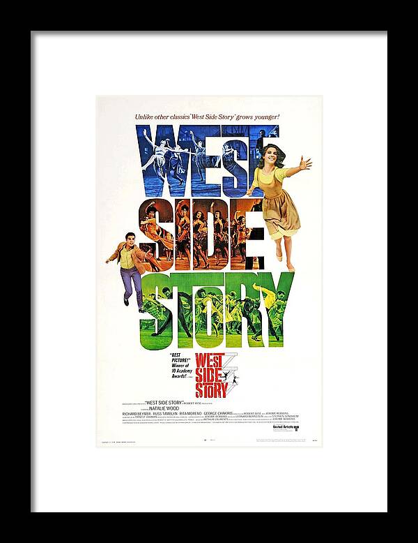 1960s Framed Print featuring the photograph West Side Story -1961-. #1 by Album