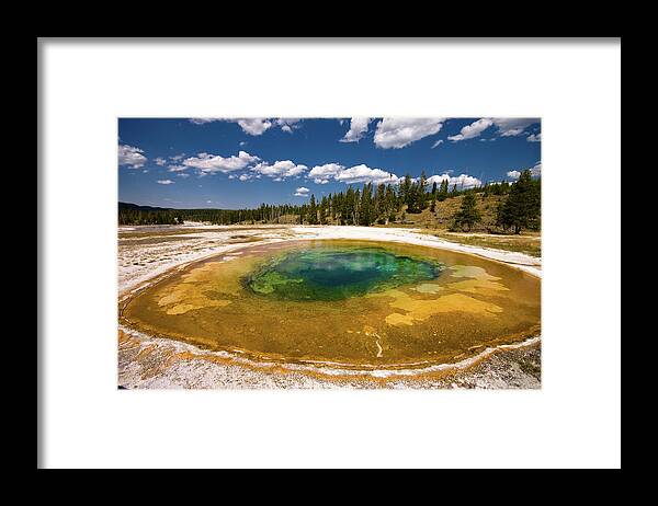Scenics Framed Print featuring the photograph Yellowstone #1 by Alfredo Mancia