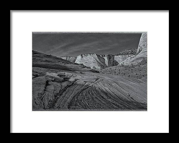 Landscape Framed Print featuring the photograph Zion National Park #1 by Donald Pash