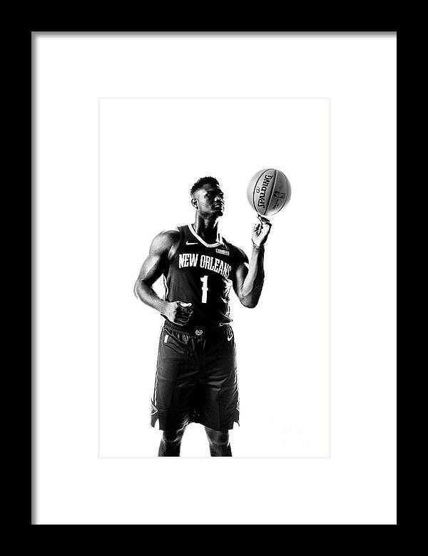 Zion Williamson Framed Print featuring the photograph Zion Williamson #1 by Sean Berry