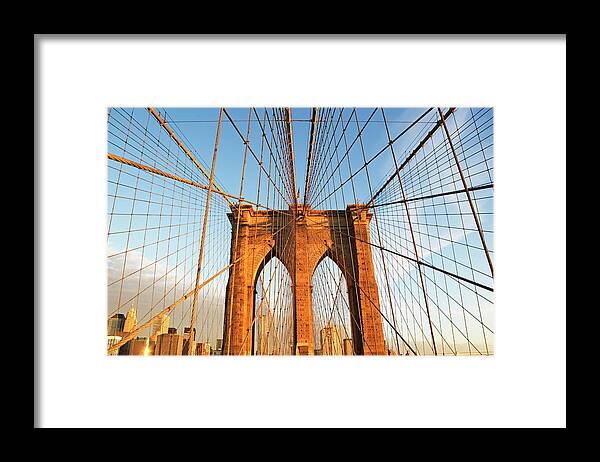 Stability Framed Print featuring the photograph Usa, New York State, New York City #10 by Fotog
