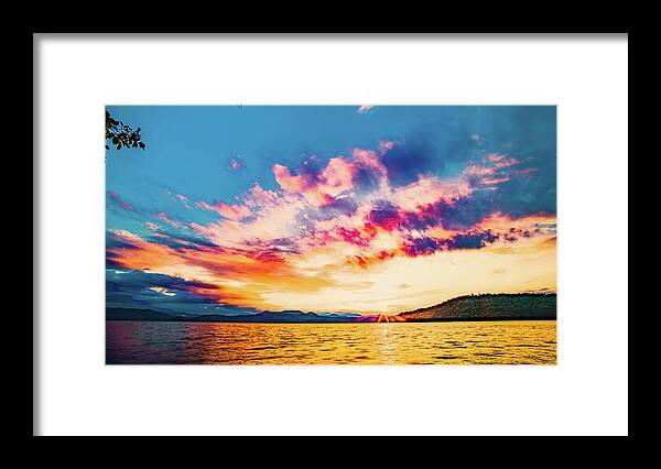 Clear Water Framed Print featuring the photograph Beautiful landscape scenes at lake jocassee south carolina #103 by Alex Grichenko