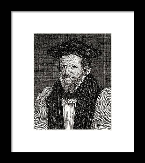 15th Framed Print featuring the drawing Charles Brandon, 1st Duke of Suffolk #2 by Ken Welsh
