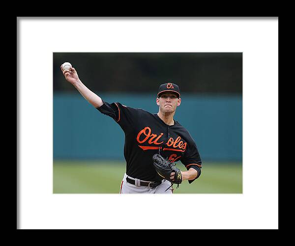 American League Baseball Framed Print featuring the photograph Baltimore Orioles V Detroit Tigers #11 by Leon Halip