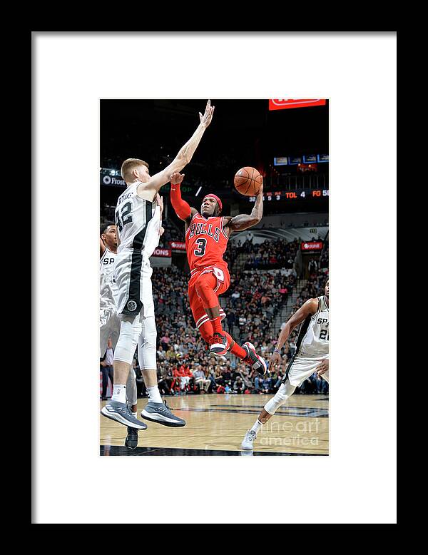 Nba Pro Basketball Framed Print featuring the photograph Chicago Bulls V San Antonio Spurs by Mark Sobhani
