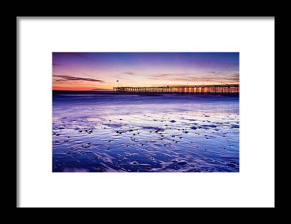 Beach Framed Print featuring the photograph Sunset Over The Channel Islands #11 by Russ Bishop