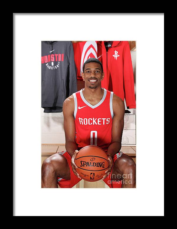 De'anthony Melton Framed Print featuring the photograph 2018 Nba Rookie Photo Shoot by Nathaniel S. Butler