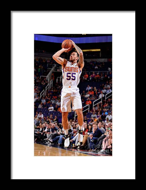 Mike James Framed Print featuring the photograph Sacramento Kings V Phoenix Suns #13 by Barry Gossage
