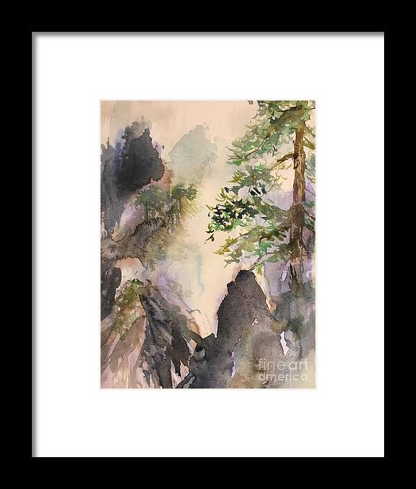 1352019 Framed Print featuring the painting 1352019 by Han in Huang wong