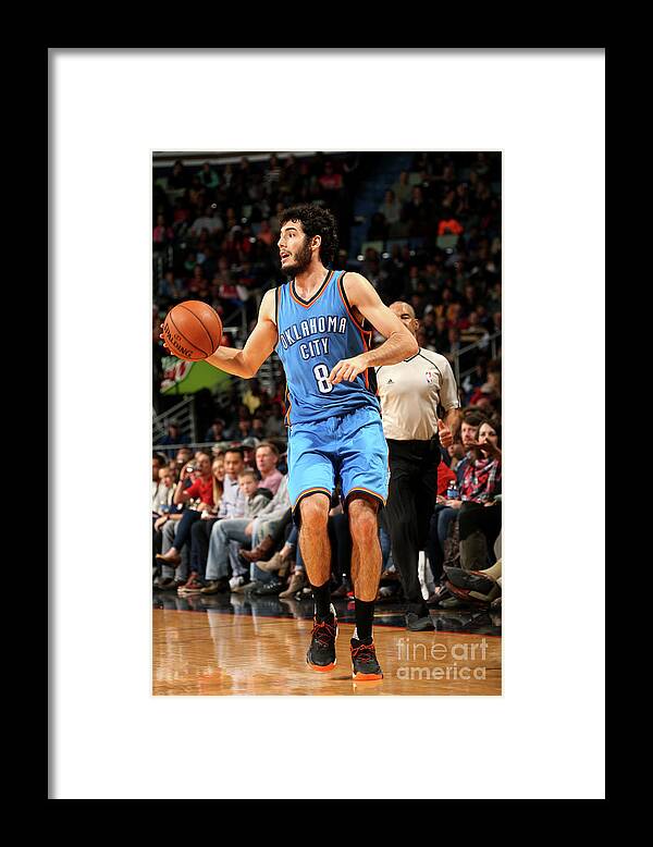 Smoothie King Center Framed Print featuring the photograph Oklahoma City Thunder V New Orleans by Layne Murdoch