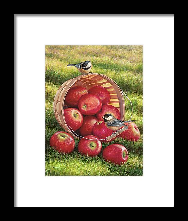 #faawildwings Framed Print featuring the painting 1/4 Peck And A Pair by Wild Wings