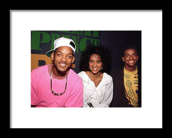 Color Image Framed Print featuring the photograph Will Smith #14 by Mediapunch