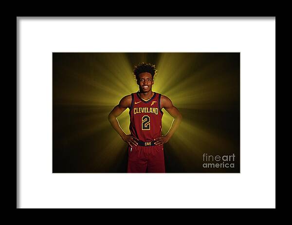 Collin Sexton Framed Print featuring the photograph 2018 Nba Rookie Photo Shoot by Jesse D. Garrabrant