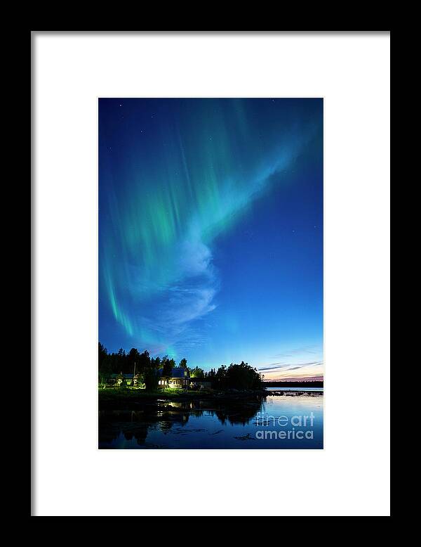 Aurora Borealis Framed Print featuring the photograph Aurora Borealis #15 by Alexander Semenov/science Photo Library